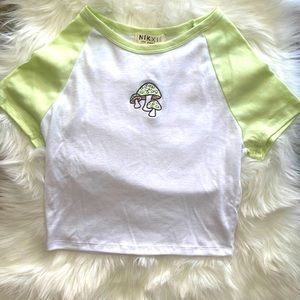 Mushroom Crop Top 🍄